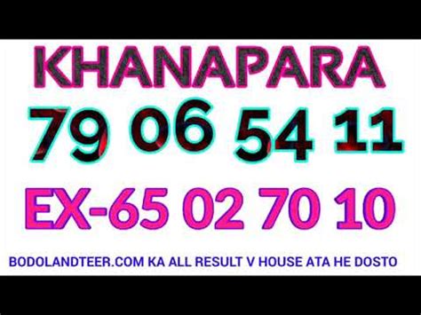 guwahati night teer|OFFICIAL KHANAPARA TEER .